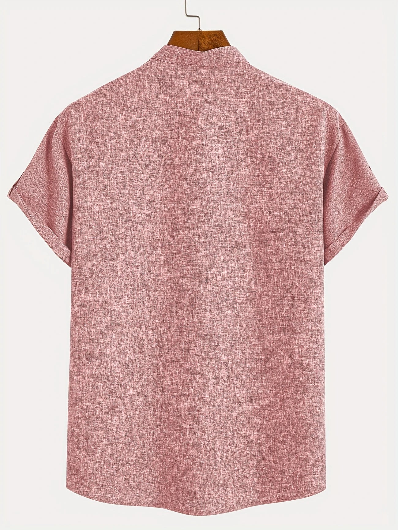 Olivier | Chemise courte à col montant