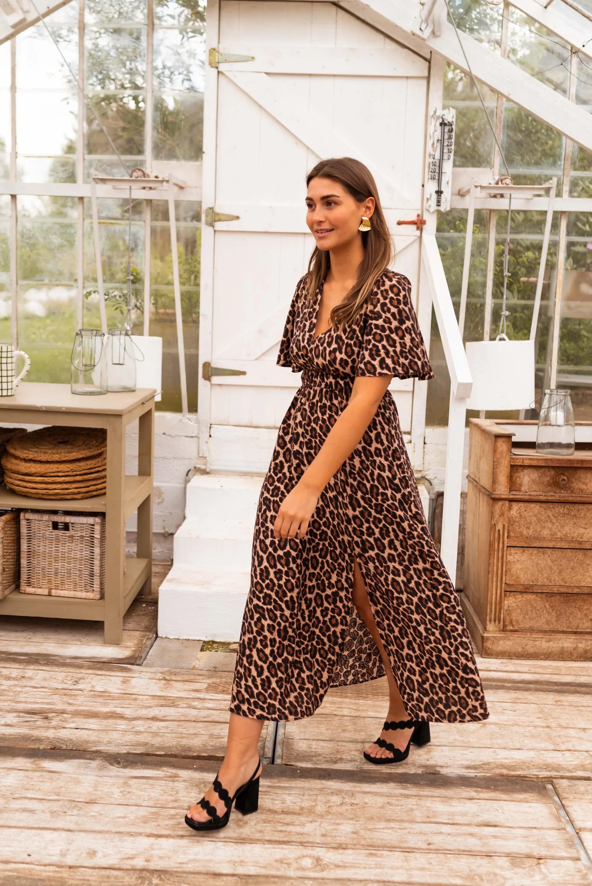 STELLA™ | La robe longue léopard