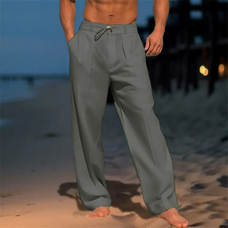 Morgane | Pantalon en lin uni