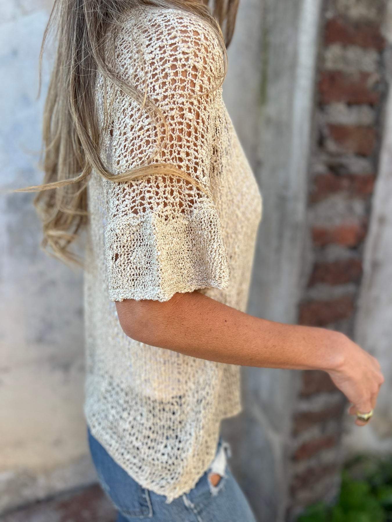 Francine | Haut élégant texturé